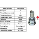 NGK IMR9B-9H 4888 Plugs - Box Of 4 - FREE UK Delivery, FREE 365 Day Returns | Moto Superstore