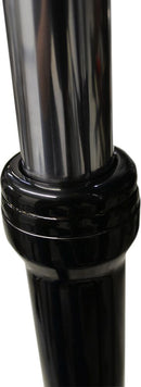 Fork Dust Covers Gloss Black / Powder Coated For Harley Davidson FXDB 1340 - 39.00 MM