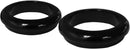 Fork Dust Covers Gloss Black / Powder Coated For Harley Davidson FLD 1690 - 49.00 MM
