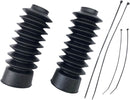 Fork Boots Black For Harley Davidson FLD 1690 2012-2013