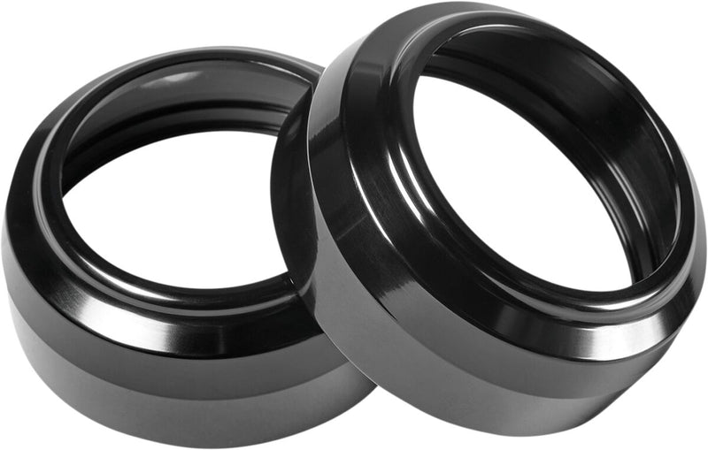 Fork Dust Caps Anodized / Black For Harley Davidson FXD 1584 2007-2010 - 49.00 MM