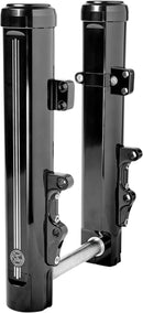 Fork Dust Caps Anodized / Black For Harley Davidson FLD 1690 2012-2013 - 49.00 MM