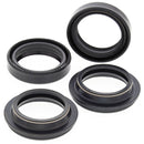 Fork Oil Seal/ Dust Seal Kit Black For Kawasaki EL 250