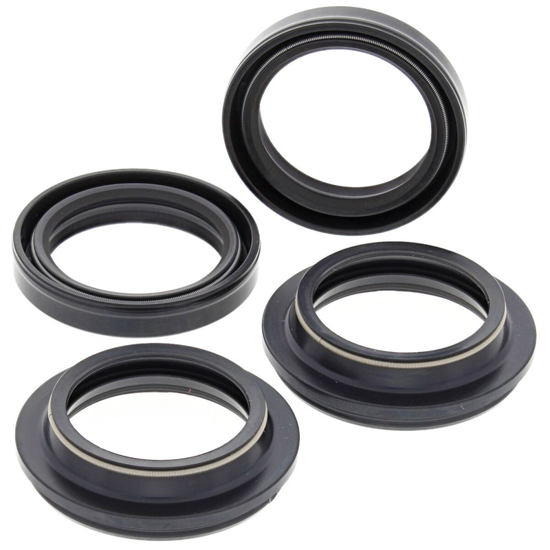 Fork Oil Seal/ Dust Seal Kit Black For Kawasaki KX 100
