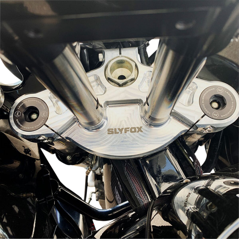 Triple Clamps Raw For Harley Davidson FLHFB 1868 ABS 2023 - 49.00 MM