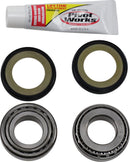 Steering Stem Bearing Kit Black / Chrome For Harley Davidson FLD 1690 2012-2013