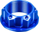 Aluminium Top Yoke Nut Blue For Kawasaki EX 400 2018-2022