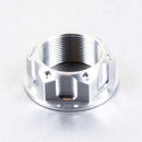 Aluminium Top Yoke Nut Silver For Kawasaki EX 400 2018-2022