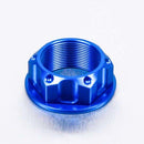 Aluminium Top Yoke Nut Blue For Aprilia NA 850 2007-2012