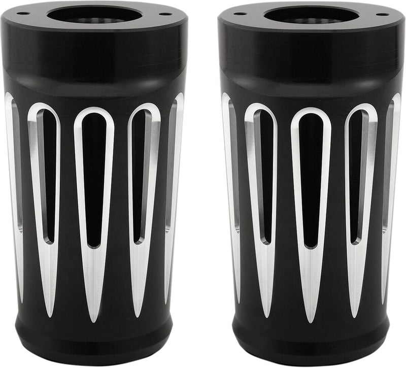 Aluminum Fork Boot Covers Anodized / Black / Silver For Harley Davidson FLHR 1690