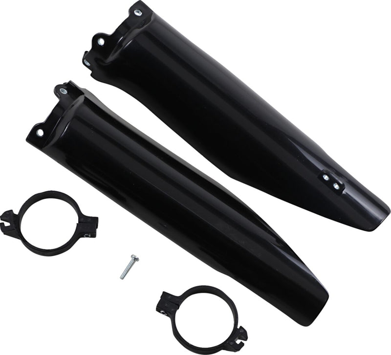 Kawasaki Fork Tube Protectors Black For Kawasaki KX 125 M