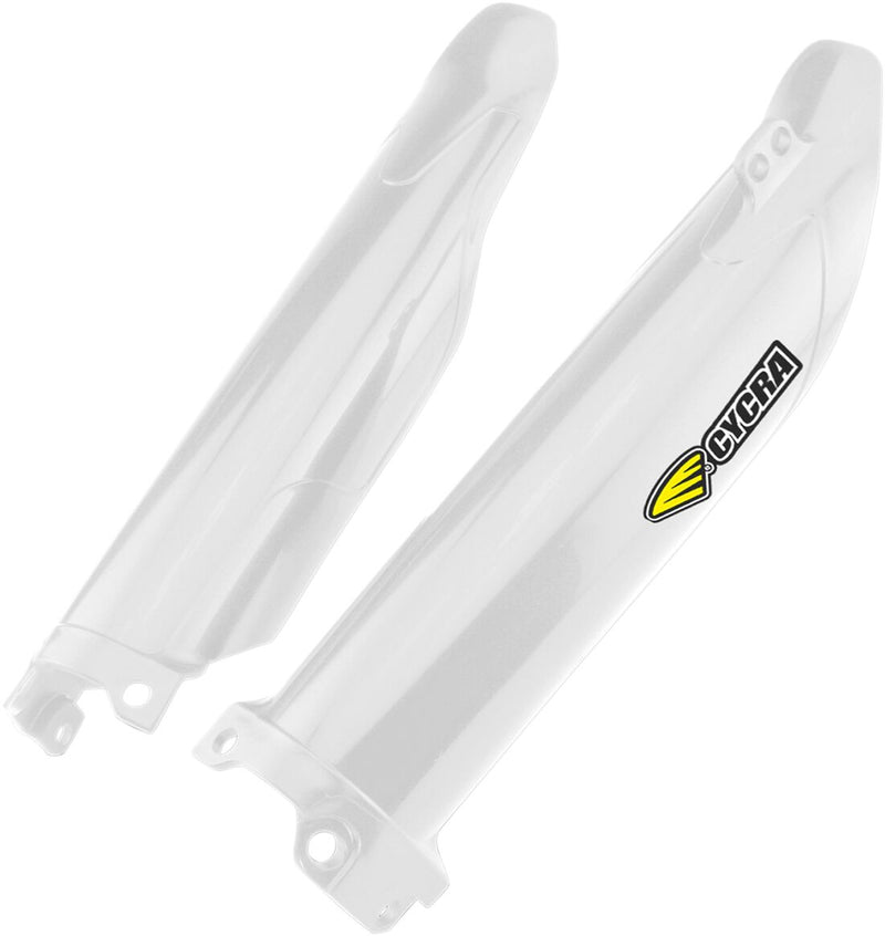 Plastic Fork Guards White For Kawasaki KX 250 2021-2022