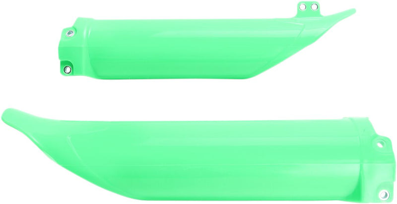 Kawasaki Fork Tube Protectors Green For Kawasaki KX 250