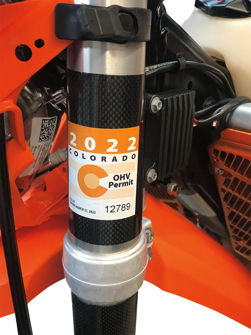 Clip-On Registration Holder For Honda CR 125 R 2002-2007