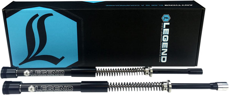 AXEOM8 Front Suspension System Black For Harley Davidson FLDE 1750 ABS 2018-2020 - 49.00 MM