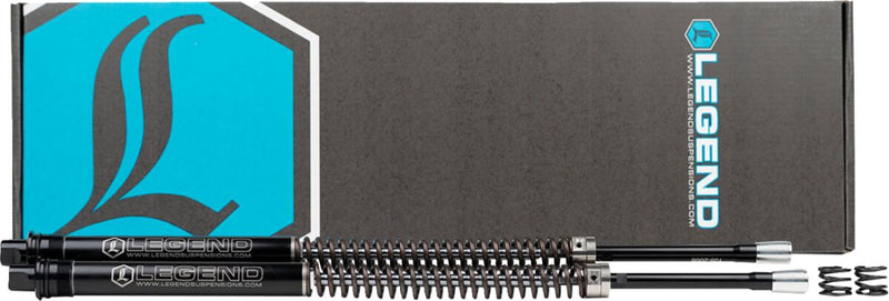 +2" AXEO Performance Front Suspension Black For Harley Davidson FLHR 1340 1997-1998 - 41.00 MM