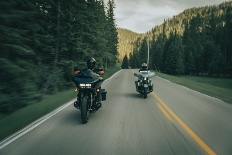 AXEOM8 Front Suspension System Black For Harley Davidson FLS 1690 2012-2017 - 41.00 MM