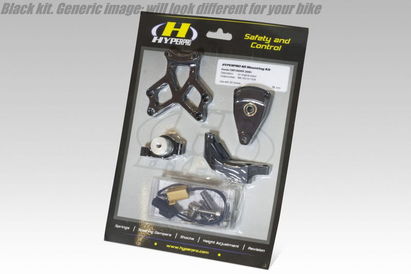 Steering Damper Mounting Kit Black For Yamaha XP 530 T-Max ABS