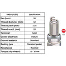 NGK KR9CI 7795 Plugs - Box Of 4 - FREE UK Delivery, FREE 365 Day Returns | Moto Superstore