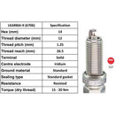 NGK LKAR8AI-9 6706 Plugs - Box Of 4 - FREE UK Delivery, FREE 365 Day Returns | Moto Superstore
