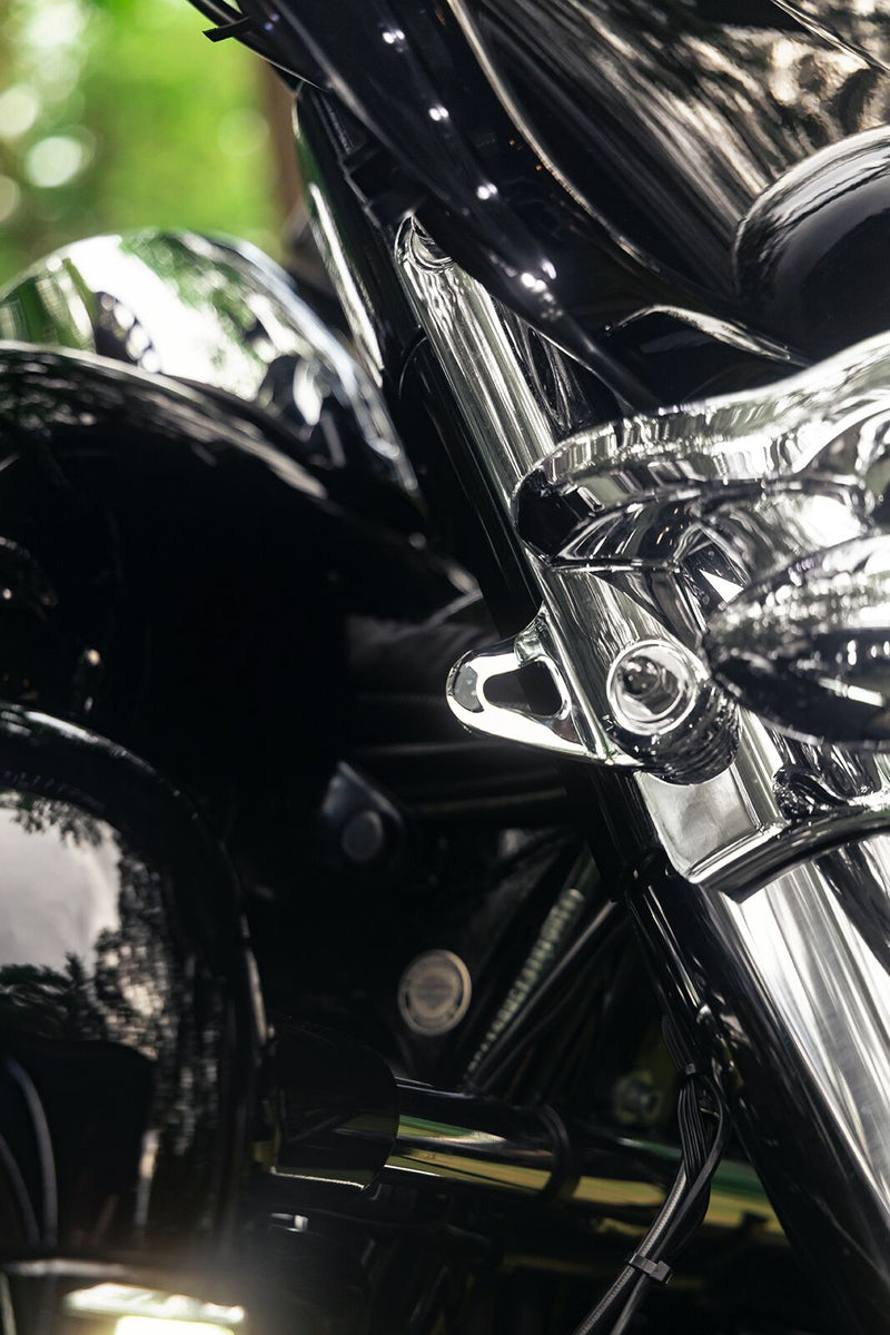 Tie-Down Brackets Chrome For Harley Davidson FLH 1868 ABS 2021