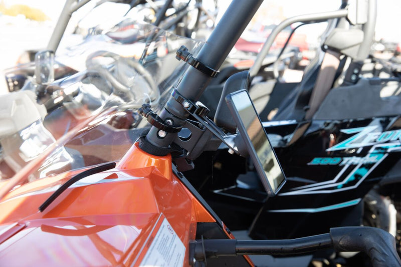 Roll Cage Phone Mount Black For CF Moto ZFORCE 1000 EFI 4X4 2018