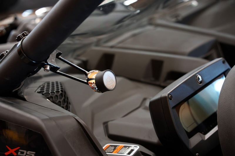 Roll Cage Phone Mount Black / Flat / Silver For Can AM (BRP) MAVERICK 900 HO EFI 4X4 2018