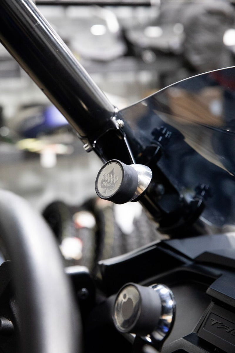 Roll Cage Phone Mount Black / Flat / Silver For Honda SXS 1000 R 2023-2024