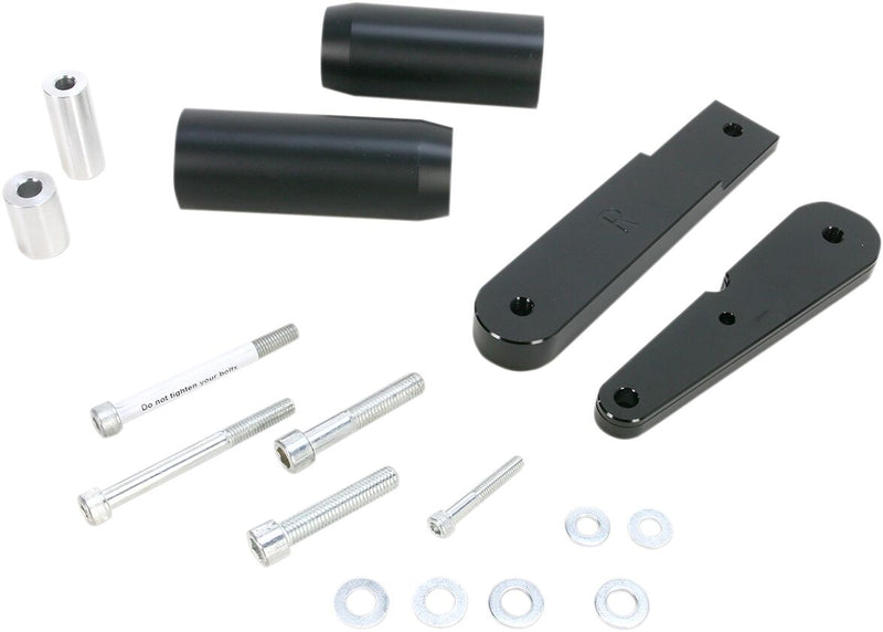 Frame Sliders Black For Kawasaki EX 650 R 2009-2011