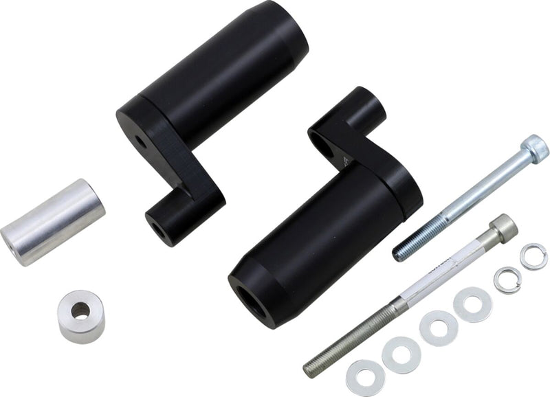 Frame Sliders Black For Kawasaki EX 400 2018-2022