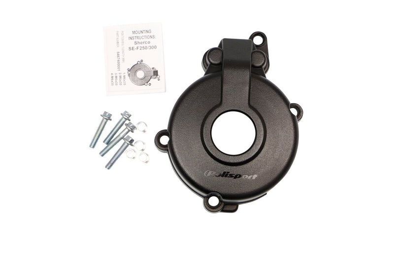 Ignition Cover Protectors Black For Sherco SEF 250