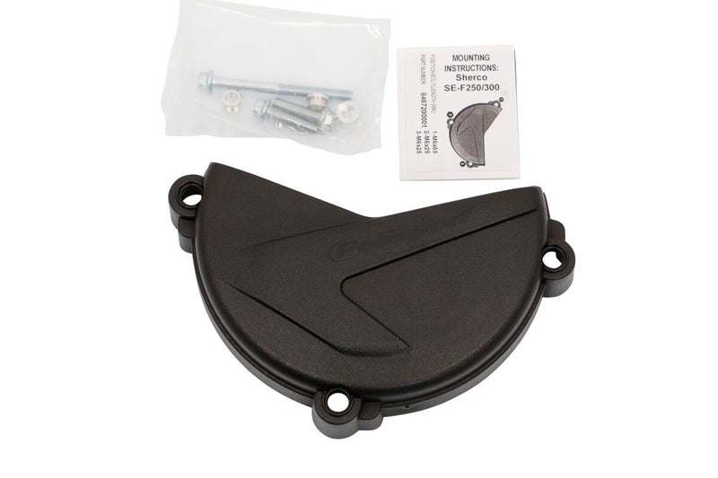 Clutch Cover Protectors Black For Sherco SEF 250