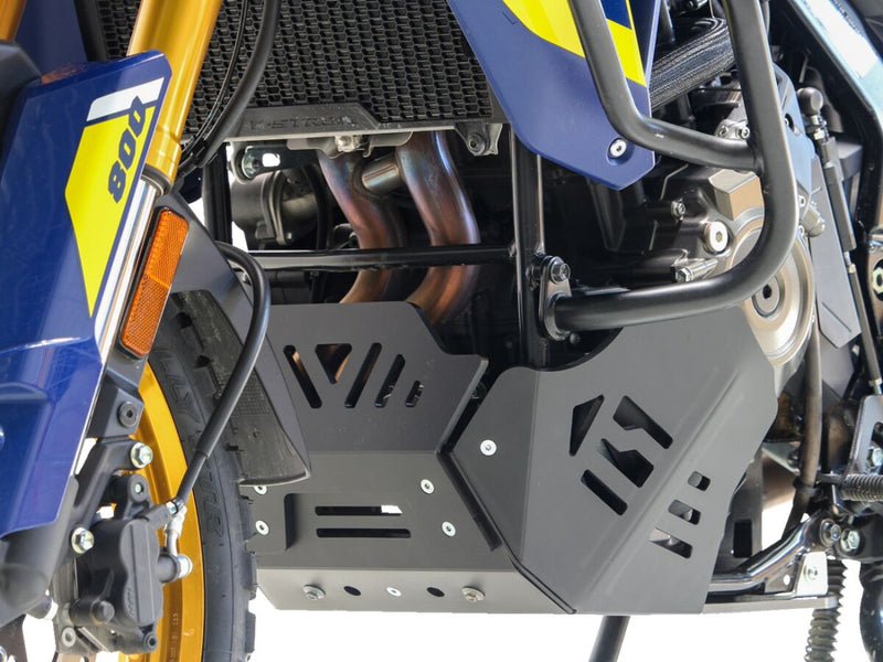 Adventure Skid Plate With Linkage Guard Black For Aprilia TUAREG 660 ABS 2022-2024