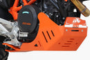 Adventure Skid Plate Orange For KTM ENDURO 690 2008-2011