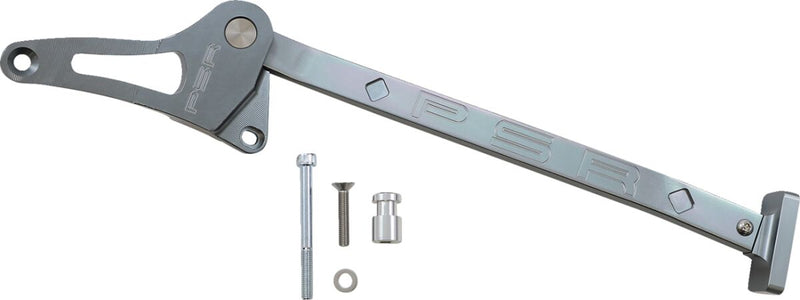 Dualsport Adjustable Kickstand Gunmetal / Silver For KTM EXC 125 1998-2001