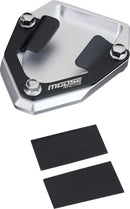 Kickstand Pad Extension Black / Chrome For Honda CRF 1000 L 2016
