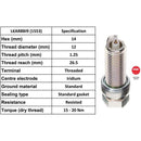 NGK LKAR8B19 1553 Plugs - Box Of 4 - FREE UK Delivery, FREE 365 Day Returns | Moto Superstore