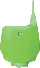Replacement Front Number Plate KX Green For Kawasaki KX 85 17/14