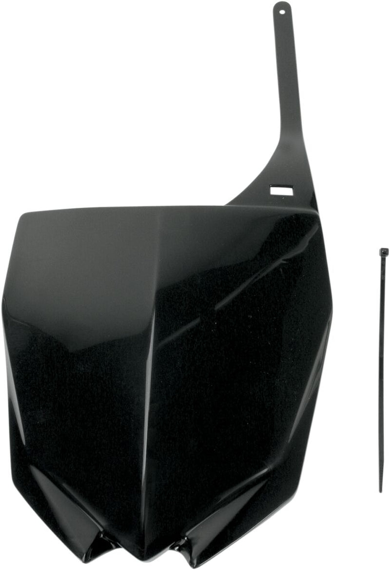 Replacement Front Number Plate Black For Yamaha YZ 125 10-17