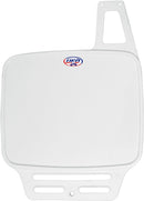 Vintage Universal Front Number Plates White