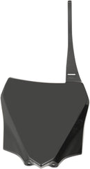 Replacement Front Number Plate Black For Kawasaki KX 112