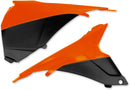 Replacement Plastic Air Box Cover Black / Orange For KTM EXC 125 2014-2015