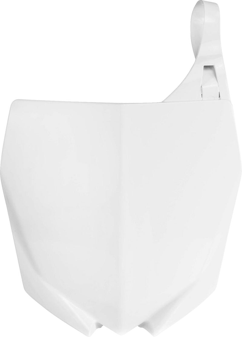 Front Number Plate White For Yamaha YZ 65