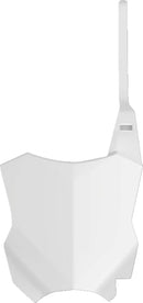 Front Number Plate White For Kawasaki KX 250 F
