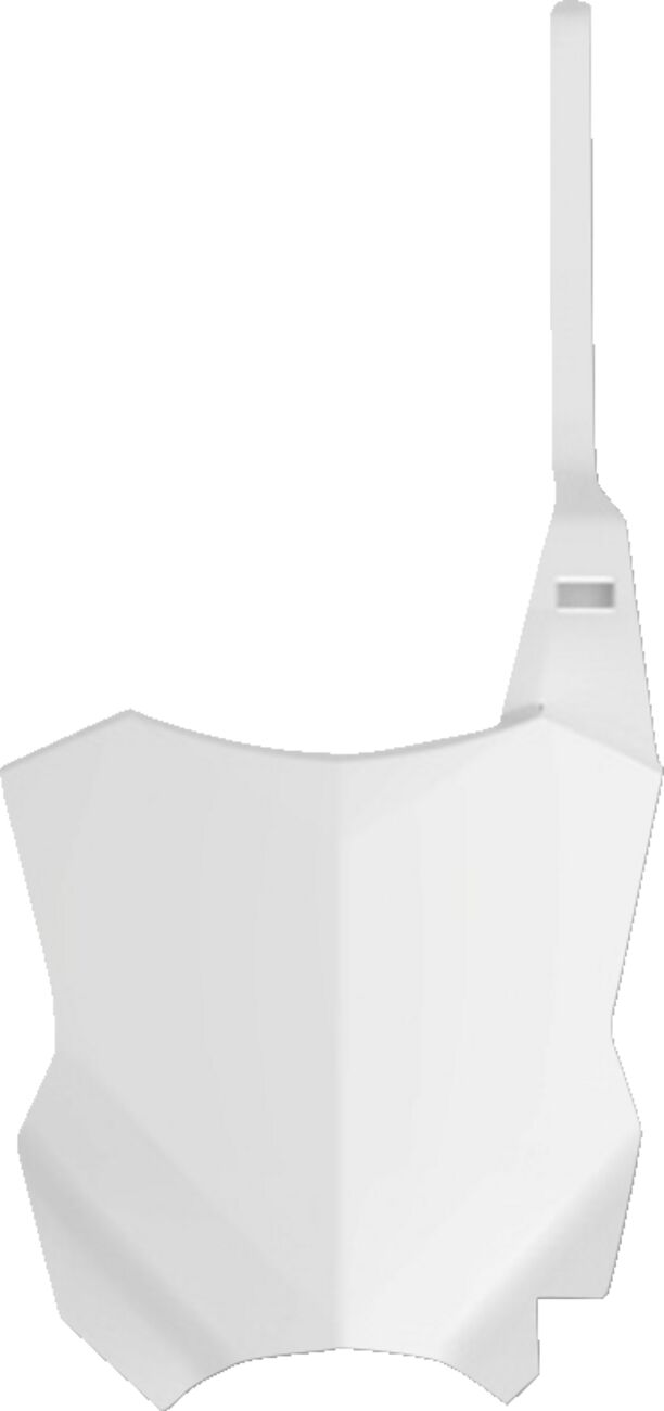 Front Number Plate White For Kawasaki KX 250 F