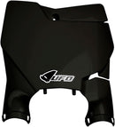 Stadium Number Plate With Fork Guards Black For KTM SX 125