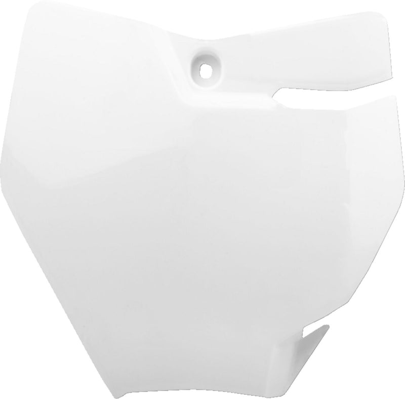 Front Number Plate OEM / White For KTM SX 65