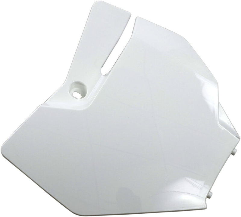 Replacement Front Number Plate White For KTM SX 85 17/14