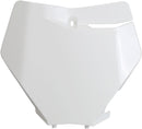 Replacement Front Number Plate White For KTM SX 125 19-22
