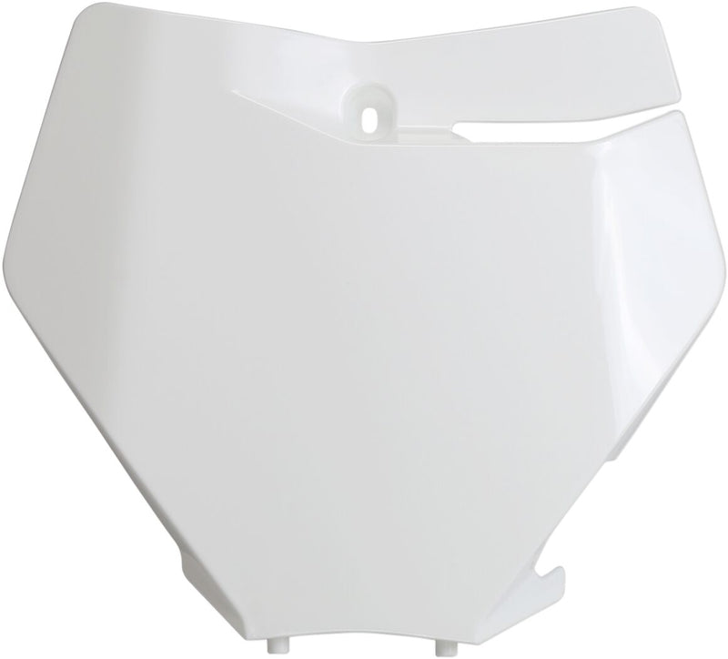 Replacement Front Number Plate White For KTM SX 125 19-22